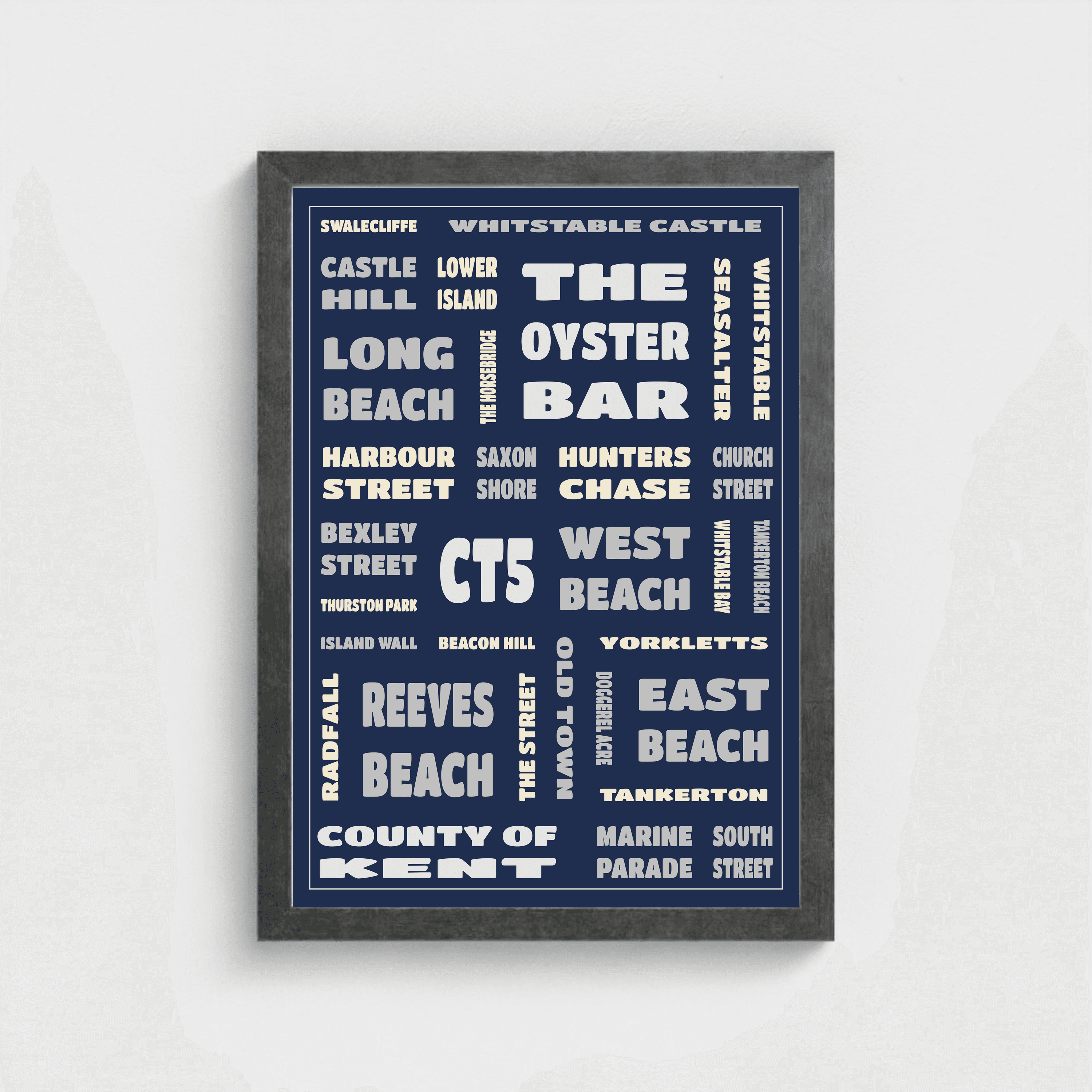 Whitstable (CT5) framed print